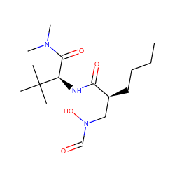 CCCC[C@@H](CN(O)C=O)C(=O)N[C@H](C(=O)N(C)C)C(C)(C)C ZINC000003871657