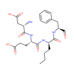 CCCC[C@@H](NC(=O)[C@H](CCC(=O)O)NC(=O)[C@@H](N)CC(=O)O)C(=O)N[C@H](C=O)Cc1ccccc1 ZINC001772641778