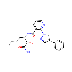 CCCC[C@@H](NC(=O)c1cccnc1-n1cc(-c2ccccc2)cn1)C(=O)C(N)=O ZINC000114057184