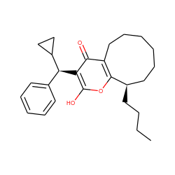 CCCC[C@@H]1CCCCCCc2c1oc(O)c([C@@H](c1ccccc1)C1CC1)c2=O ZINC000100712926