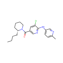 CCCC[C@@H]1CCCCN1C(=O)c1cnc(Nc2ccc(C)nc2)c(Cl)c1 ZINC000045339666