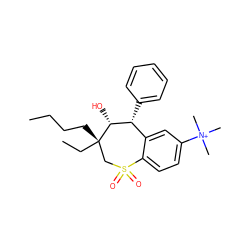 CCCC[C@]1(CC)CS(=O)(=O)c2ccc([N+](C)(C)C)cc2[C@@H](c2ccccc2)[C@H]1O ZINC000013672986