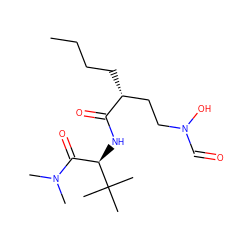 CCCC[C@H](CCN(O)C=O)C(=O)N[C@H](C(=O)N(C)C)C(C)(C)C ZINC000013536955