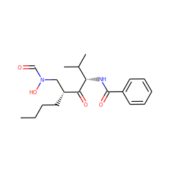 CCCC[C@H](CN(O)C=O)C(=O)[C@@H](NC(=O)c1ccccc1)C(C)C ZINC000066101617