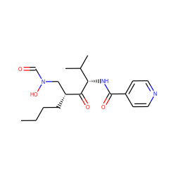 CCCC[C@H](CN(O)C=O)C(=O)[C@@H](NC(=O)c1ccncc1)C(C)C ZINC000066111568