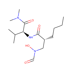 CCCC[C@H](CN(O)C=O)C(=O)N[C@H](C(=O)N(C)C)C(C)C ZINC000013537037