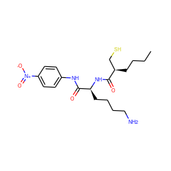 CCCC[C@H](CS)C(=O)N[C@@H](CCCCN)C(=O)Nc1ccc([N+](=O)[O-])cc1 ZINC000027107793