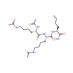 CCCC[C@H](NC(=O)[C@H](CCCCNC(C)=S)NC(=O)[C@H](CCCCNC(C)=O)NC(C)=O)C(N)=O ZINC000473134112