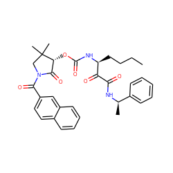 CCCC[C@H](NC(=O)O[C@@H]1C(=O)N(C(=O)c2ccc3ccccc3c2)CC1(C)C)C(=O)C(=O)N[C@H](C)c1ccccc1 ZINC000028572627