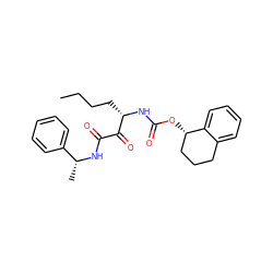 CCCC[C@H](NC(=O)O[C@H]1CCCc2ccccc21)C(=O)C(=O)N[C@H](C)c1ccccc1 ZINC000028525065