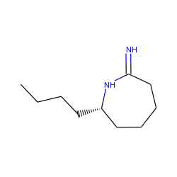 CCCC[C@H]1CCCCC(=N)N1 ZINC000001541949