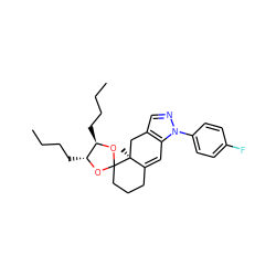 CCCC[C@H]1OC2(CCCC3=Cc4c(cnn4-c4ccc(F)cc4)C[C@@]32C)O[C@@H]1CCCC ZINC000028525595