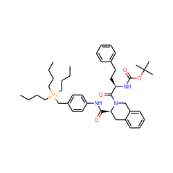 CCCC[P+](CCCC)(CCCC)Cc1ccc(NC(=O)[C@@H]2Cc3ccccc3CN2C(=O)[C@@H](CCc2ccccc2)NC(=O)OC(C)(C)C)cc1 ZINC000027197525