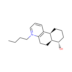 CCCC[n+]1cccc2c1CC[C@@H]1[C@@H](O)CCC[C@H]21 ZINC000040447492