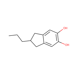 CCCC1Cc2cc(O)c(O)cc2C1 ZINC000036295016