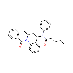 CCCCC(=O)N(c1ccccc1)[C@@H]1C[C@H](C)N(C(=O)c2ccccc2)c2ccccc21 ZINC000002273348