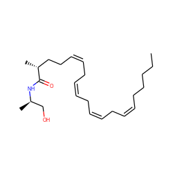 CCCCC/C=C\C/C=C\C/C=C\C/C=C\CC[C@@H](C)C(=O)N[C@H](C)CO ZINC000013475473