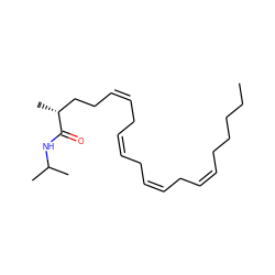 CCCCC/C=C\C/C=C\C/C=C\C/C=C\CC[C@@H](C)C(=O)NC(C)C ZINC000013761115