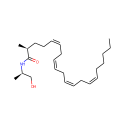 CCCCC/C=C\C/C=C\C/C=C\C/C=C\CC[C@H](C)C(=O)N[C@H](C)CO ZINC000013475474