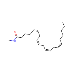 CCCCC/C=C\C/C=C\C/C=C\C/C=C\CCCC(=O)NC ZINC000013761101