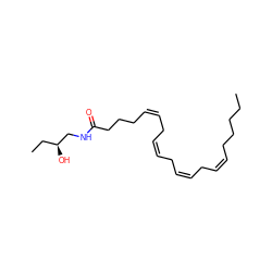 CCCCC/C=C\C/C=C\C/C=C\C/C=C\CCCC(=O)NC[C@@H](O)CC ZINC000013760074