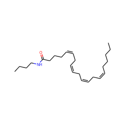 CCCCC/C=C\C/C=C\C/C=C\C/C=C\CCCC(=O)NCCCC ZINC000013761106