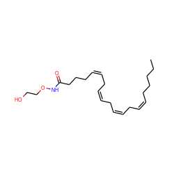 CCCCC/C=C\C/C=C\C/C=C\C/C=C\CCCC(=O)NOCCO ZINC000013685181