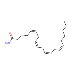 CCCCC/C=C\C/C=C\C/C=C\C/C=C\CCCC(N)=O ZINC000004533831