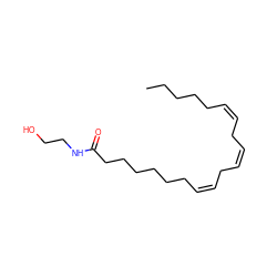 CCCCC/C=C\C/C=C\C/C=C\CCCCCCC(=O)NCCO ZINC000004654957