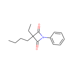 CCCCC1(CC)C(=O)N(c2ccccc2)C1=O ZINC000045245951