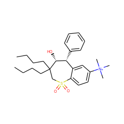 CCCCC1(CCCC)CS(=O)(=O)c2ccc([N+](C)(C)C)cc2[C@@H](c2ccccc2)[C@H]1O ZINC000013672988