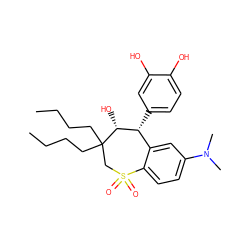 CCCCC1(CCCC)CS(=O)(=O)c2ccc(N(C)C)cc2[C@@H](c2ccc(O)c(O)c2)[C@H]1O ZINC000013673038