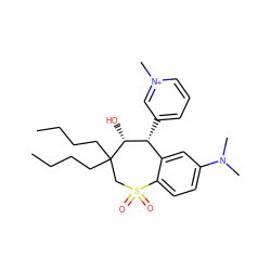 CCCCC1(CCCC)CS(=O)(=O)c2ccc(N(C)C)cc2[C@@H](c2ccc[n+](C)c2)[C@H]1O ZINC000013673065