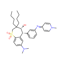 CCCCC1(CCCC)CS(=O)(=O)c2ccc(N(C)C)cc2[C@@H](c2cccc(N=c3ccn(C)cc3)c2)[C@H]1O ZINC000169718908