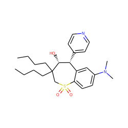 CCCCC1(CCCC)CS(=O)(=O)c2ccc(N(C)C)cc2[C@@H](c2ccncc2)[C@H]1O ZINC000013673063