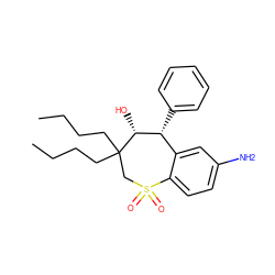 CCCCC1(CCCC)CS(=O)(=O)c2ccc(N)cc2[C@@H](c2ccccc2)[C@H]1O ZINC000013672978