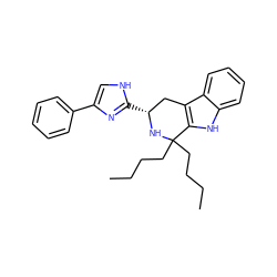 CCCCC1(CCCC)N[C@H](c2nc(-c3ccccc3)c[nH]2)Cc2c1[nH]c1ccccc21 ZINC000013863921