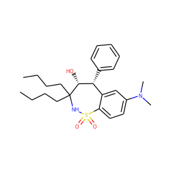 CCCCC1(CCCC)NS(=O)(=O)c2ccc(N(C)C)cc2[C@@H](c2ccccc2)[C@H]1O ZINC000013553985