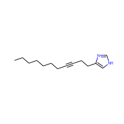 CCCCCCCC#CCCc1c[nH]cn1 ZINC000036289076