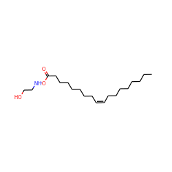 CCCCCCCC/C=C\CCCCCCCC(=O)ONCCO ZINC000036294908