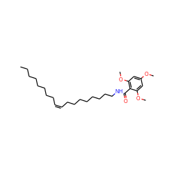 CCCCCCCC/C=C\CCCCCCCCNC(=O)c1c(OC)cc(OC)cc1OC ZINC000036330891