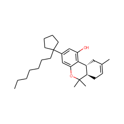 CCCCCCCC1(c2cc(O)c3c(c2)OC(C)(C)[C@@H]2CC=C(C)C[C@@H]32)CCCC1 ZINC000036294642