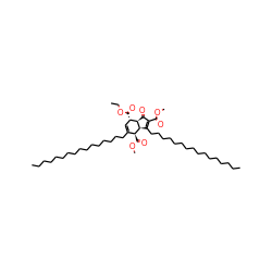 CCCCCCCCCCCCCCCCC1=C[C@H](C(=O)OCC)[C@H]2C(=O)C(C(=O)OC)=C(CCCCCCCCCCCCCCCC)[C@H]2[C@H]1C(=O)OC ZINC000037858741