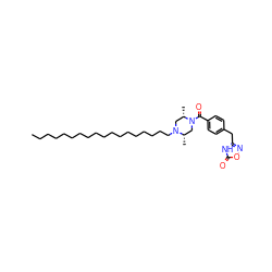 CCCCCCCCCCCCCCCCCCN1C[C@H](C)N(C(=O)c2ccc(Cc3noc(=O)[nH]3)cc2)C[C@@H]1C ZINC000049784919