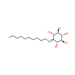 CCCCCCCCCCN[C@H]1[C@H](O)[C@@H](O)[C@H](O)[C@@H](O)[C@@H]1O ZINC000101345277