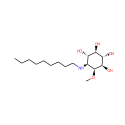 CCCCCCCCCN[C@H]1[C@H](O)[C@@H](O)[C@H](O)[C@@H](O)[C@H]1OC ZINC000095556445
