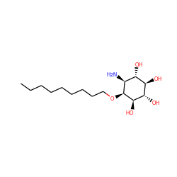 CCCCCCCCCO[C@H]1[C@@H](N)[C@H](O)[C@@H](O)[C@H](O)[C@H]1O ZINC000095552063
