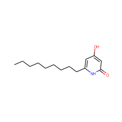 CCCCCCCCCc1cc(O)cc(=O)[nH]1 ZINC000653838508