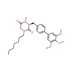 CCCCCCCN1CC(=O)N(C)[C@@H](Cc2ccc(-c3cc(OC)c(OC)c(OC)c3)cc2)C1=O ZINC000038159206