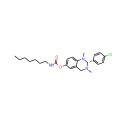 CCCCCCCNC(=O)Oc1ccc2c(c1)CN(C)[C@@H](c1ccc(Cl)cc1)N2C ZINC000653721791